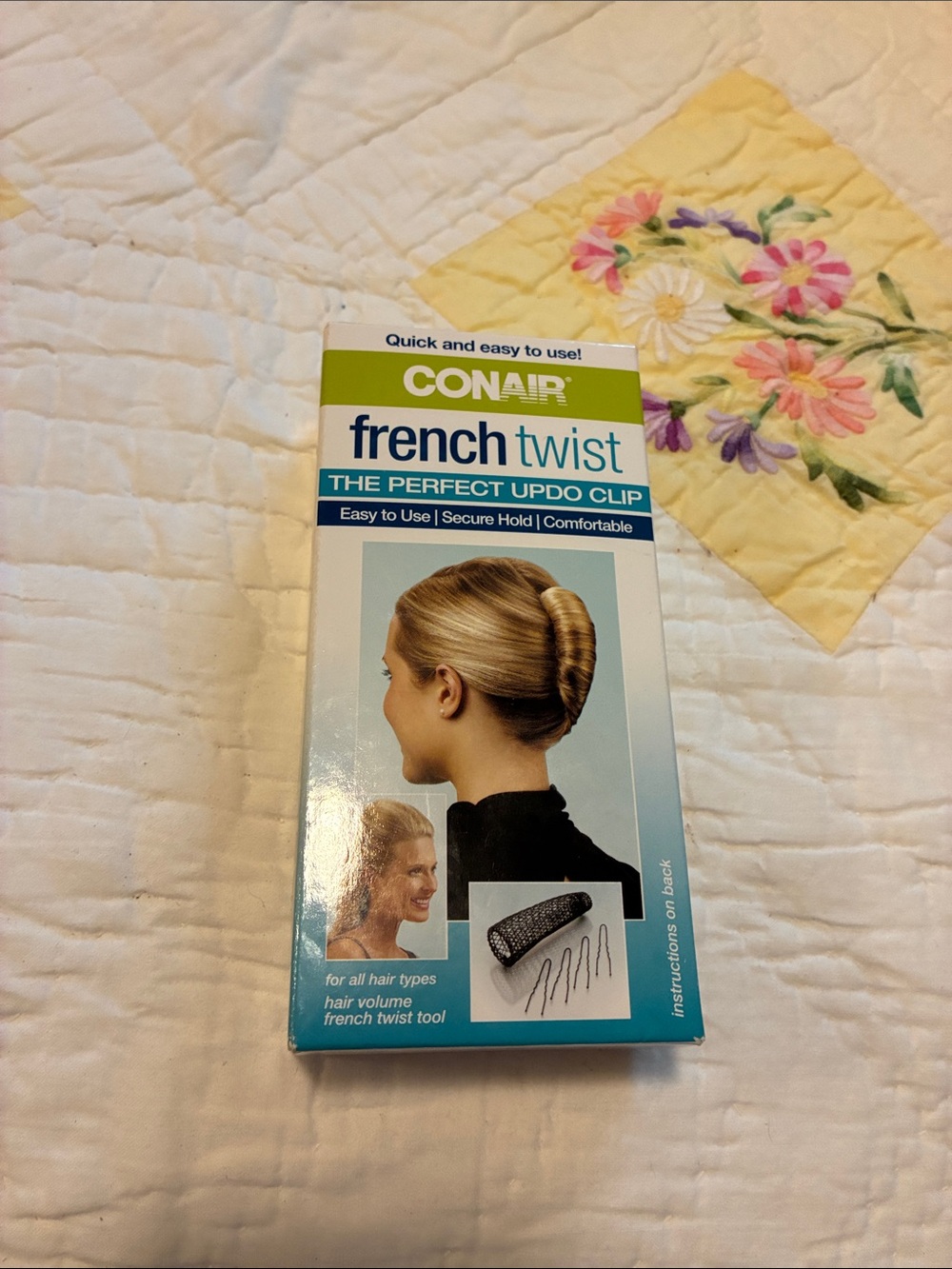 Conair French Twist Updo Clip — Black